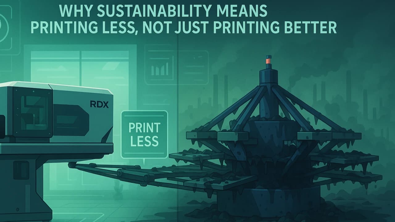 Why Sustainability Means Printing Less, Not Just Printing Better